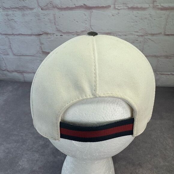 Gucci Web Interlocking Gg Cotton Baseball Cap XL - Picture 4 of 13